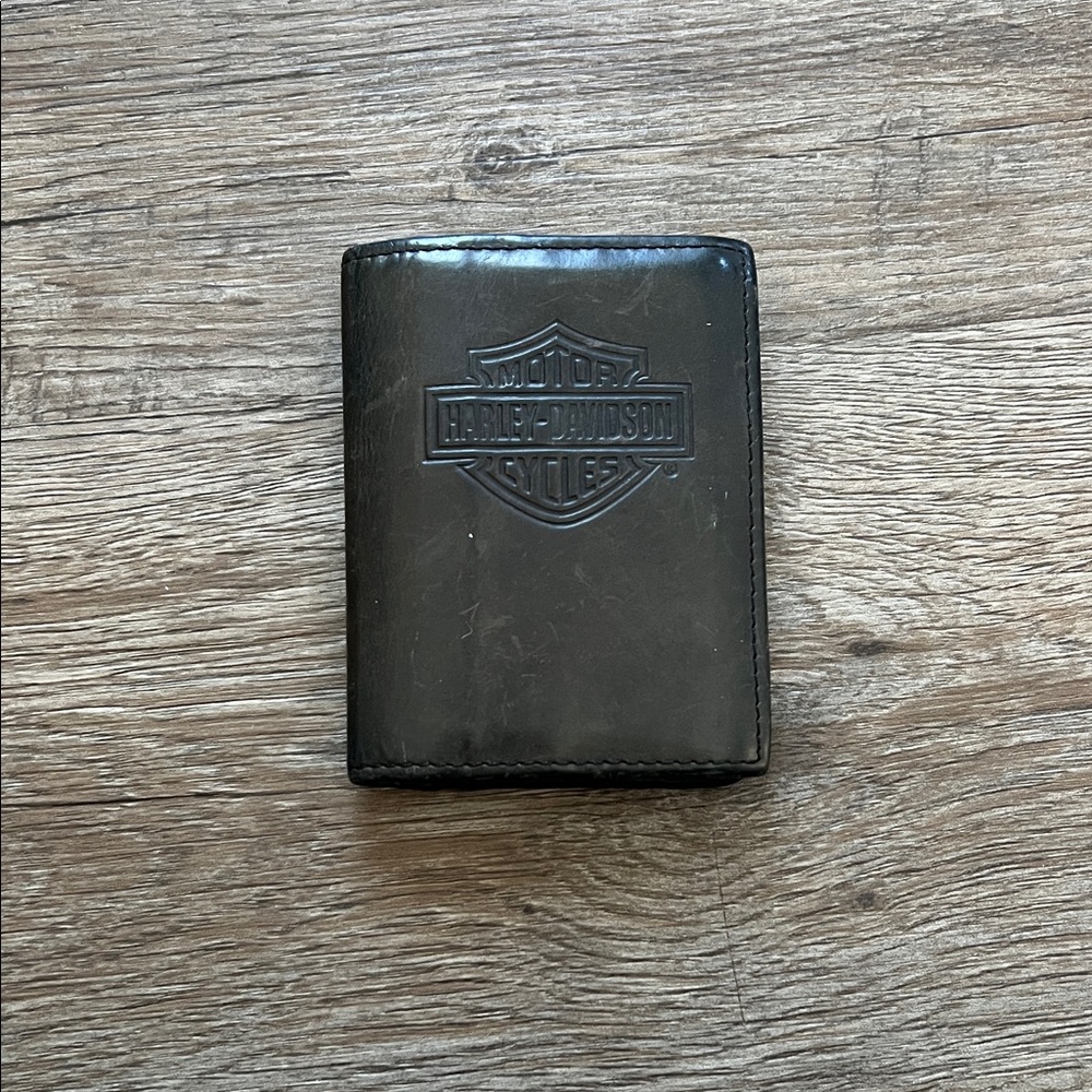 Harley-Davidson Embossed Black Card Holder